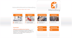 Desktop Screenshot of gezondheidscentrummenszorg.nl